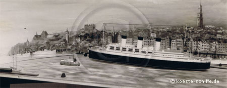 Diorama Hamburger Hafen - Köster-Modell Abb. 1
