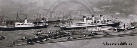 Diorama Hamburger Hafen - Köster-Modell Abb. 4