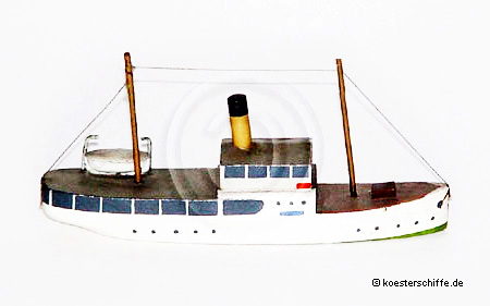 K&ouml;ster-Modell Fluss- und K&uuml;stenf&auml;hrdampfer