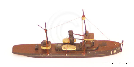 K&ouml;ster-Modell Minensuchboot