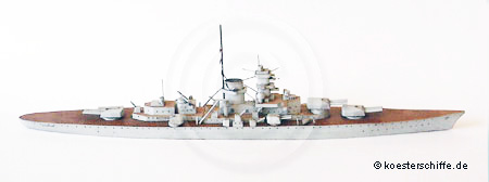 K&ouml;ster-Modell Schlachtschiff