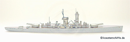 K&ouml;ster-Modell Panzersvhiff Admiral Graf Spee
