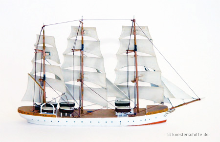 K&ouml;ster-Modell Segelschulschiff
