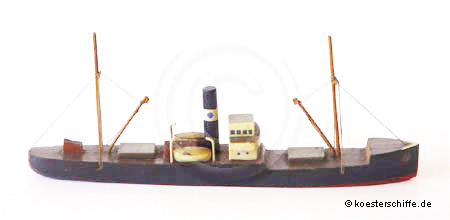 K&ouml;ster-Modell K&uuml;stenfrachtdampfer