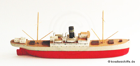 K&ouml;ster-Modell Fracht- und Fahrgastdampfer