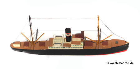 K&ouml;ster-Modell Frachtdampfer
