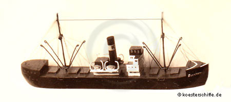K&ouml;ster-Modell Frachtdampfer