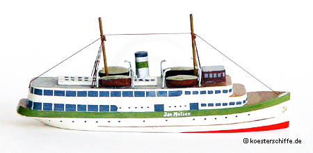 K&ouml;ster-Modell M.S. Jan Molsen